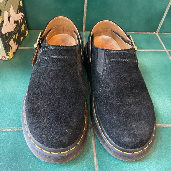 Dr. Martens Suede Slingback Mule - Picture 2 of 7